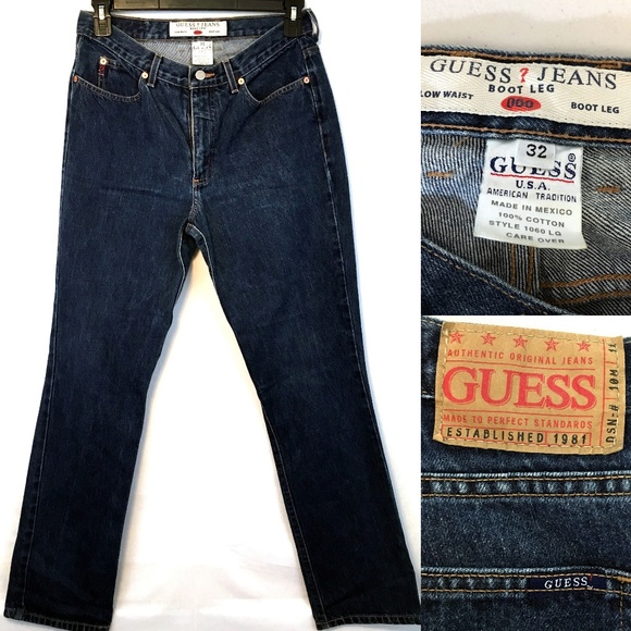retro guess jeans